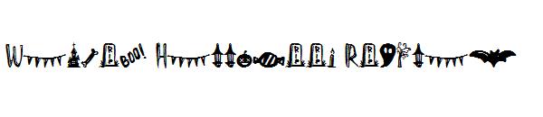 Wasted Halloween Regular字体