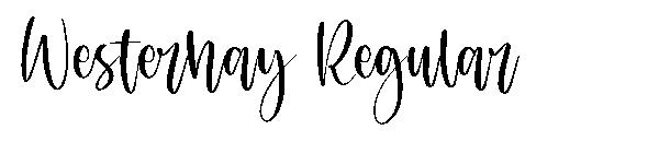 Westerhay Regular字体