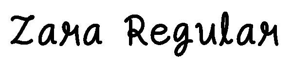 Zara Regular字体