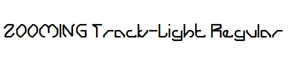 ZOOMING Track-Light Regular字体