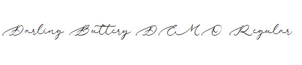 Darling Buttery DEMO Regular字体