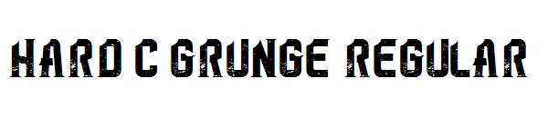 Hard C Grunge Regular字体