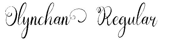 Olynchan Regular字体