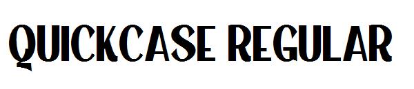 Quickcase Regular字体