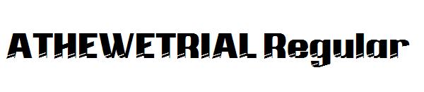 ATHEWETRIAL Regular字体