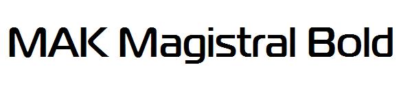 MAK Magistral Bold字体