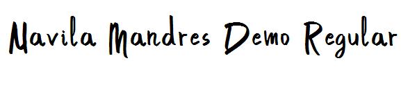 Navila Mandres Demo Regular字体