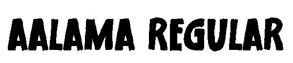Aalama Regular字体