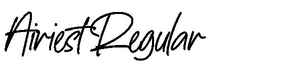 Airiest Regular字体