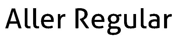 Aller Regular
