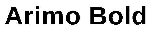 Arimo Bold字体