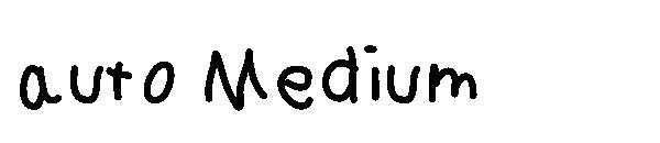 auto Medium字体
