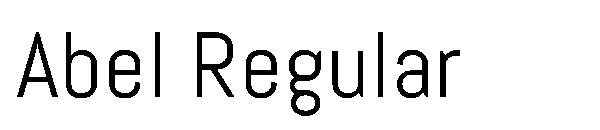 Abel Regular字体