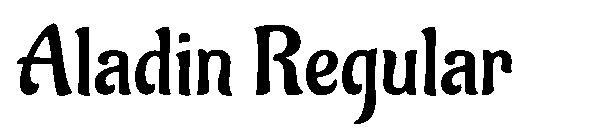 Aladin Regular字体