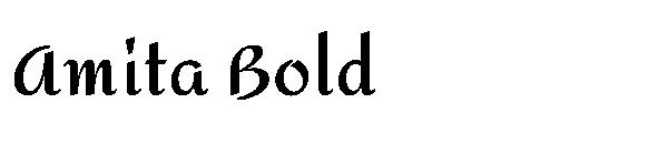 Amita Bold字体