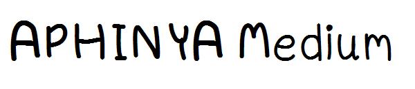 APHINYA Medium字体