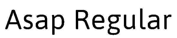 Asap Regular字体