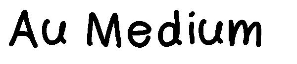 Au Medium字体