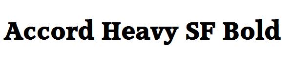Accord Heavy SF Bold字体