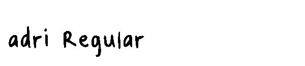 adri Regular字体