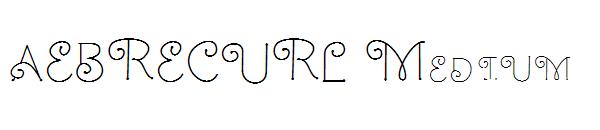 AEBRECURL Medium字体