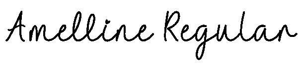 Amelline Regular字体