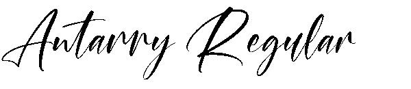 Antarry Regular字体