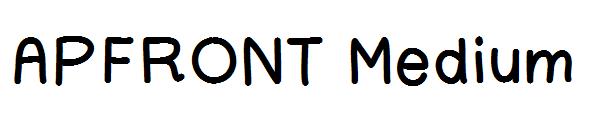 APFRONT Medium字体