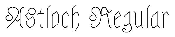 Astloch Regular字体