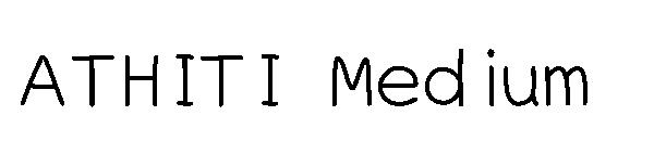 ATHITI Medium字体