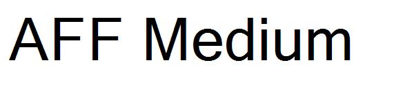 AFF Medium字体