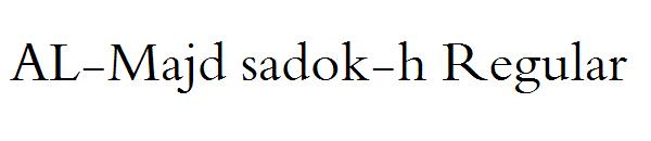 AL-Majd sadok-h Regular字体