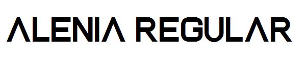 Alenia Regular字体