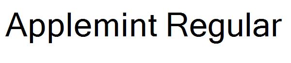Applemint Regular字体