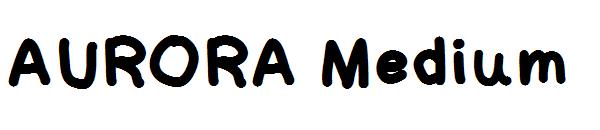 AURORA Medium字体