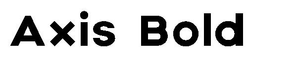 Axis Bold字体