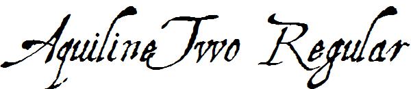 AquilineTwo Regular字体