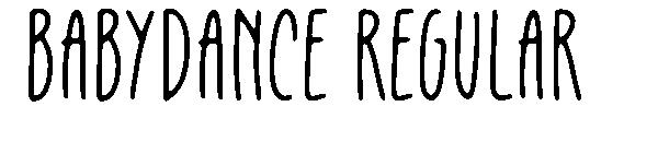 Babydance Regular字体