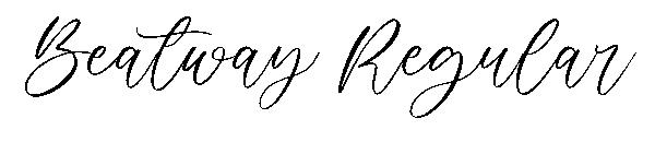 Beatway Regular字体