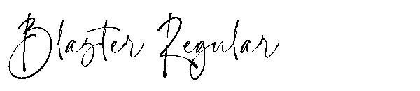 Blaster Regular字体