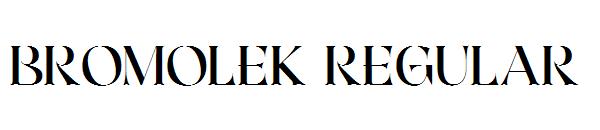 Bromolek Regular字体
