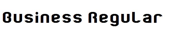 Business Regular字体
