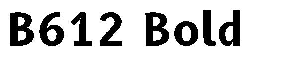 B612 Bold字体