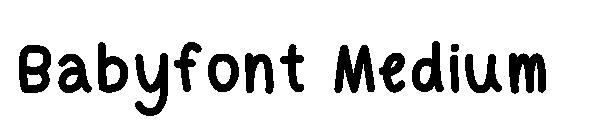 Babyfont Medium字体