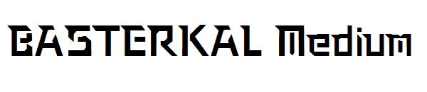BASTERKAL Medium字体