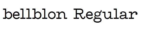 bellblon Regular字体