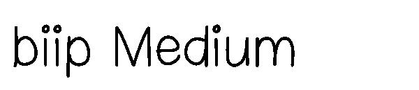 biip Medium字体