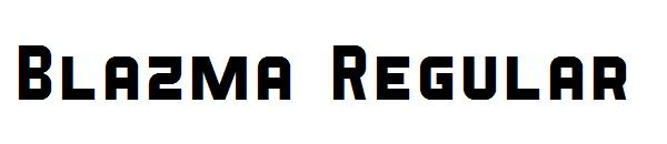 Blazma Regular字体