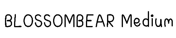 BLOSSOMBEAR Medium字体