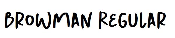 Browman Regular字体